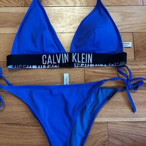 Calvin Klein Women's Blue Bikini Set